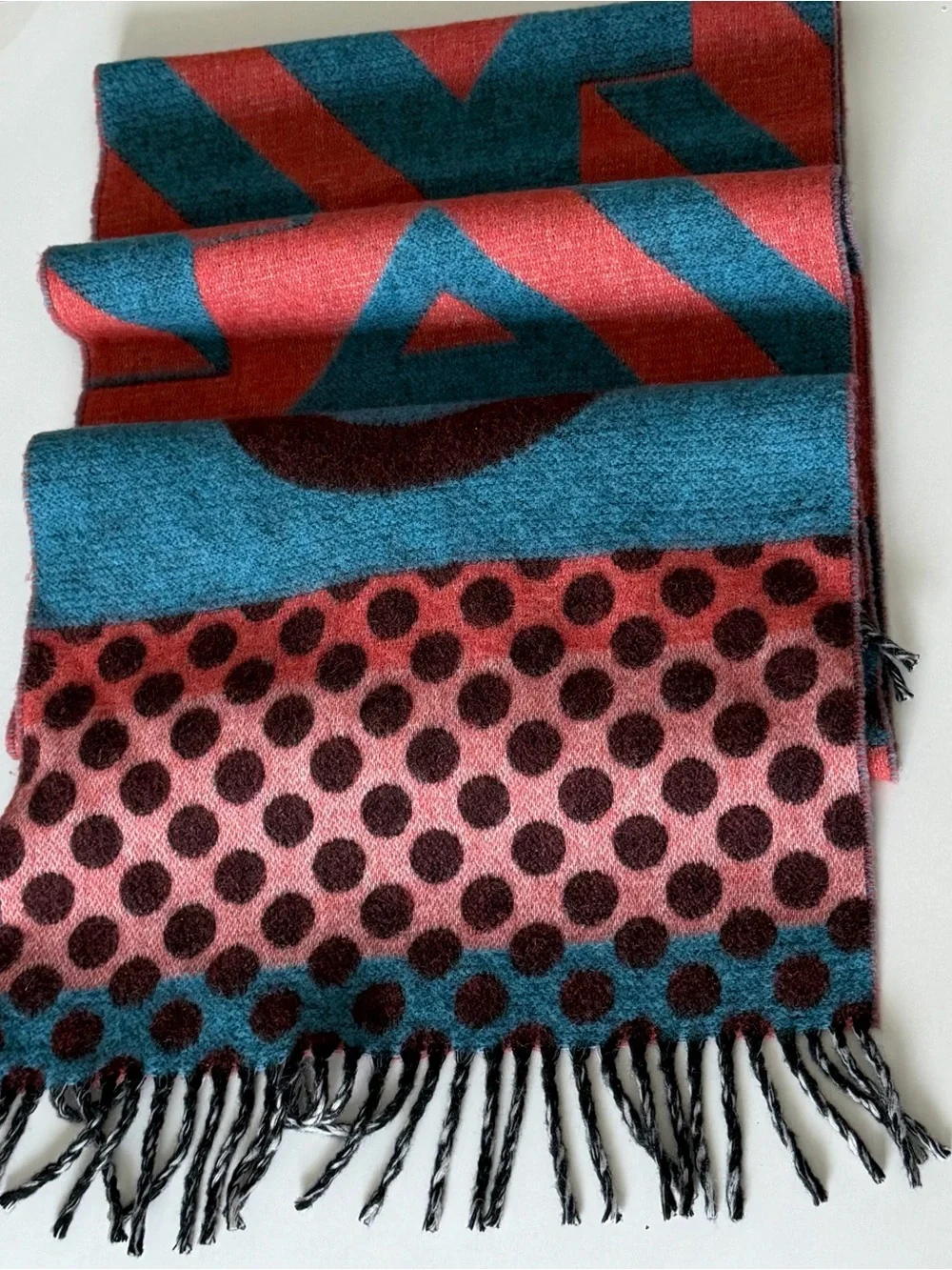 HENRIK VIBSKOV PINK PEYOTE SCARF